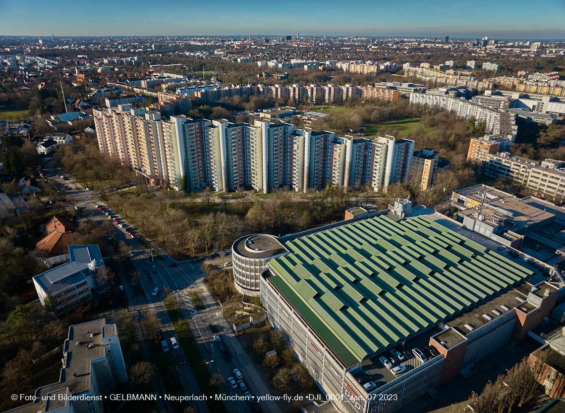 07.01.2023 - Umgebung in Neuperlach